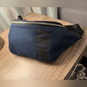 DKNY belt bag in denim